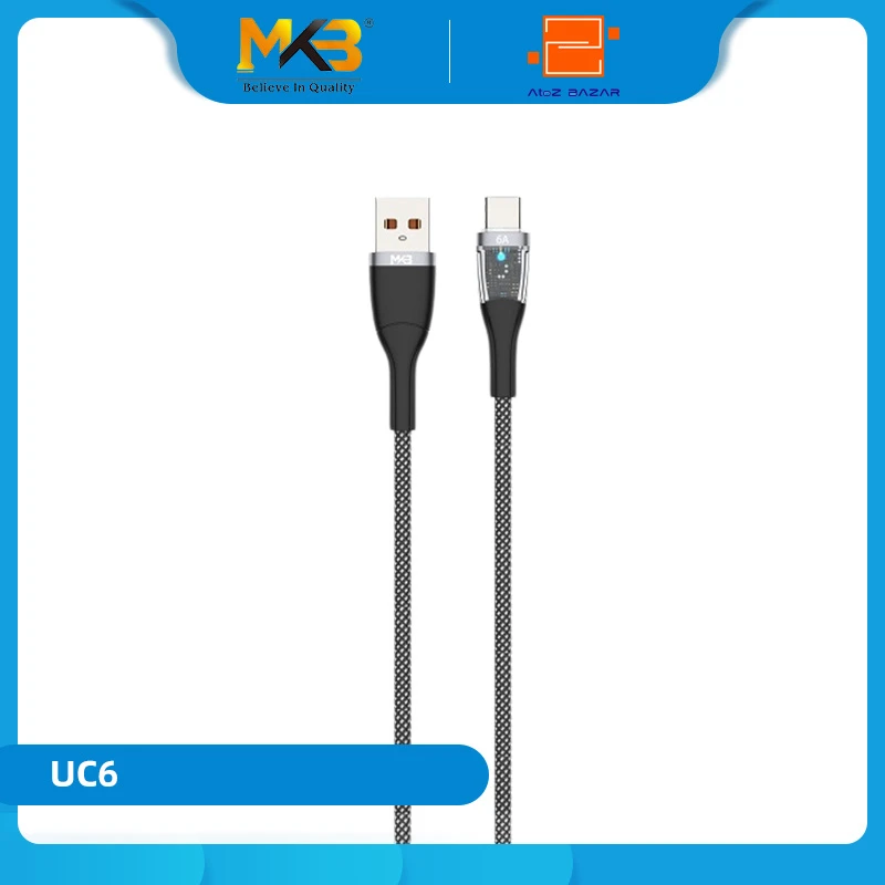 MKB UC6 Braided 6A Type C Cable