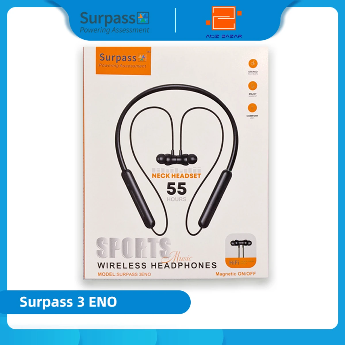 Surpass 3 ENO Sports Neckband Headphone - Image 5