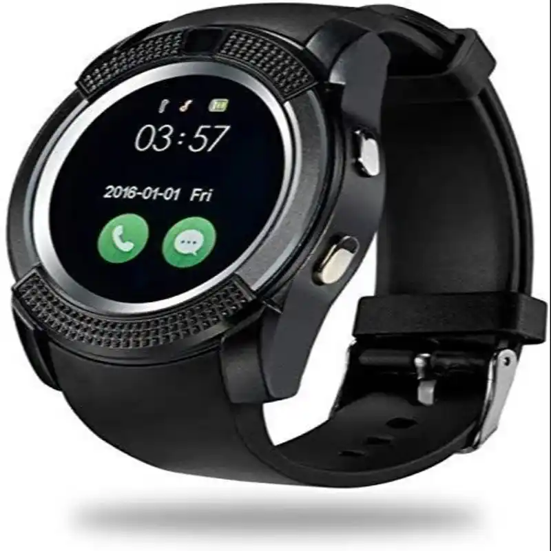 V8 Smart Watch For iOS and Android Mobile -Black