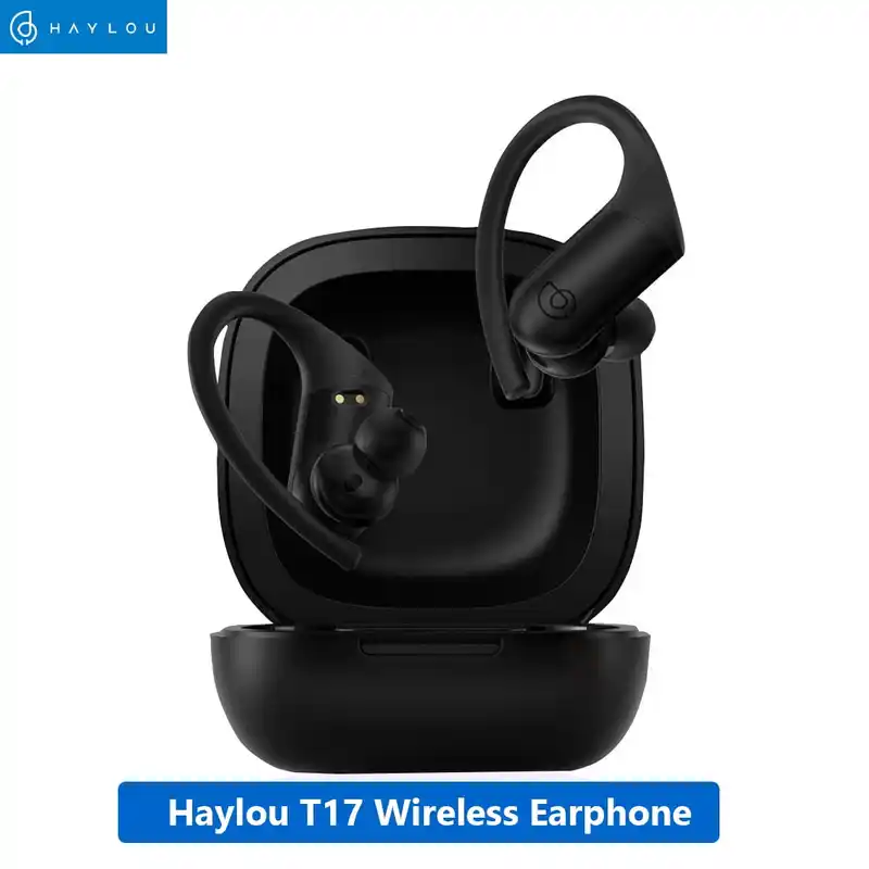 Haylou TWS T17 Sports Bluetooth Earphone – Black