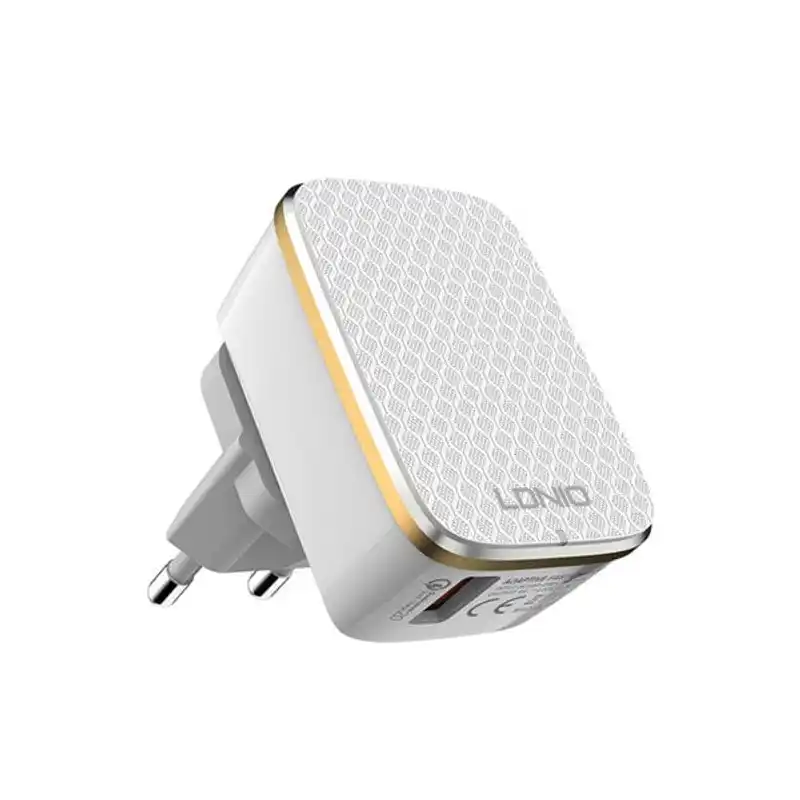 LDNIO Quick Charge 3A Charger with Type-C Cable EU (A1204Q) – White