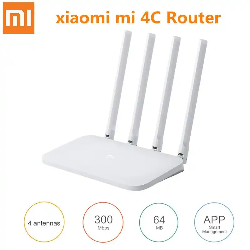 Xiaomi Mi 4C Wireless Router 2.4GHz / 300Mbps / Four Antennas