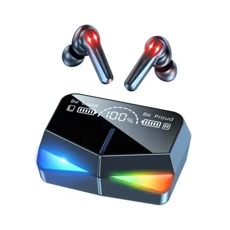 New M28 TWS Gaming Wireless Bluetooth Headphones Touch Headphones LED Display Battery With Noise Reduction Function