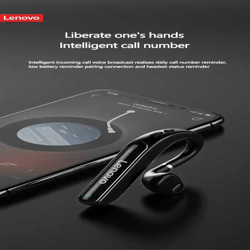 Lenovo TW16 Wireless Bluetooth Headphone ENC Noise Reduction Ear Hook HiFi Sound Quality Earphone