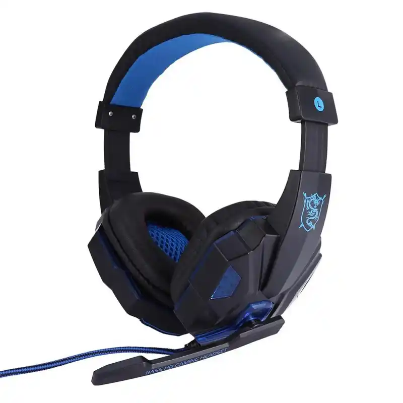 PLEXTONE PC780 Gaming Headphone Over-ear Stereo Bass with Mic for PC Wired Headset with LED Light Computer Earphone Noise Cancel