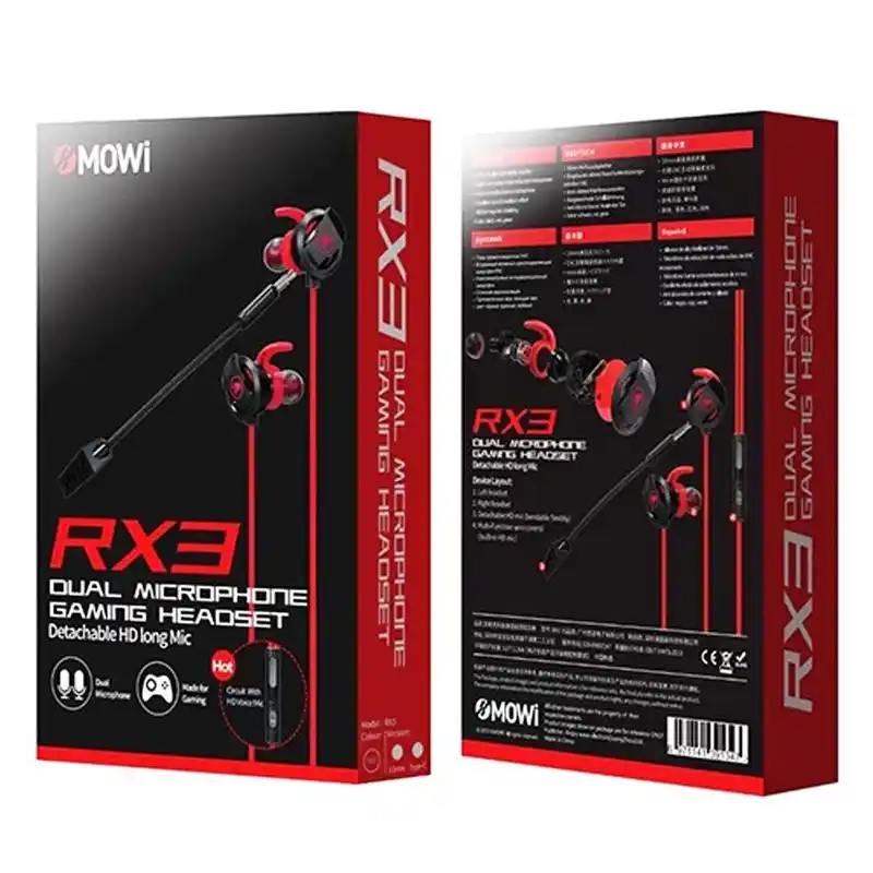 Plextone Mowi RX3 Dual Microphone Gaming Earphone