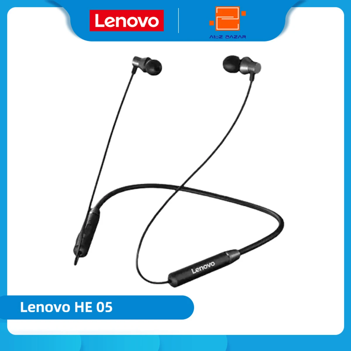 Lenovo HE05 Bluetooth Wireless Headphone - Image 3