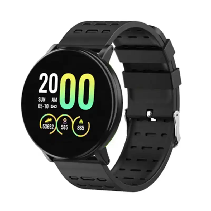 119 Plus Smart Bluetooth Watch Fitness Tracker Sport Heart Rate Monitor
