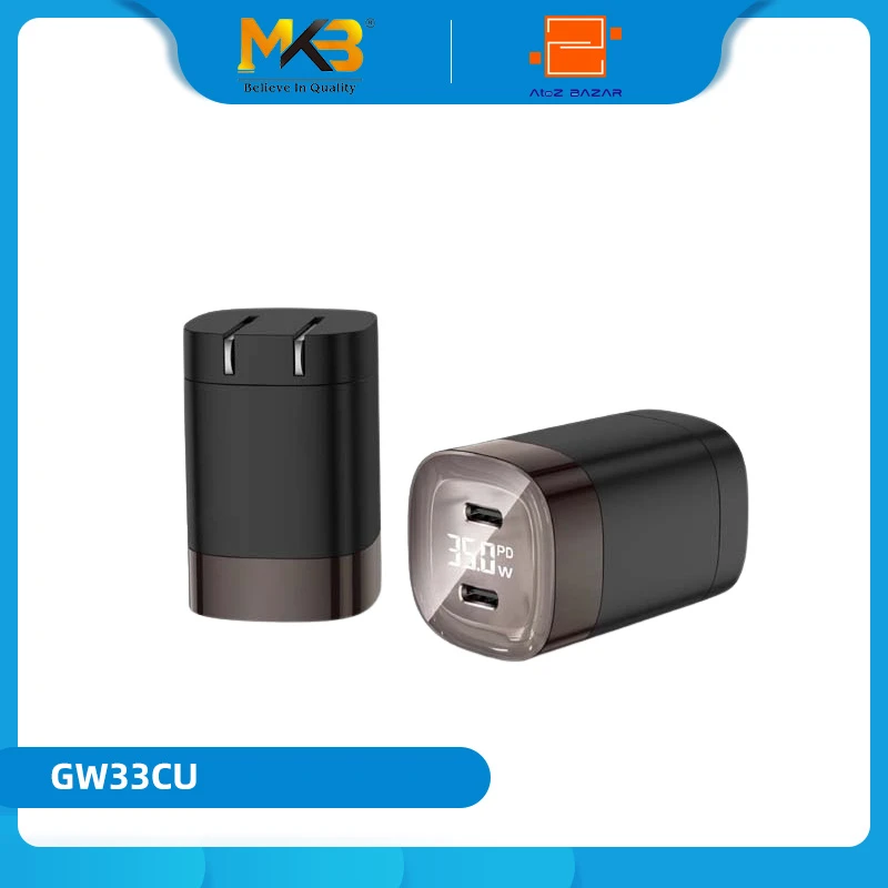 MKB GW33CU 33W LED DISPLAY Quick Charger Adapter - Image 4