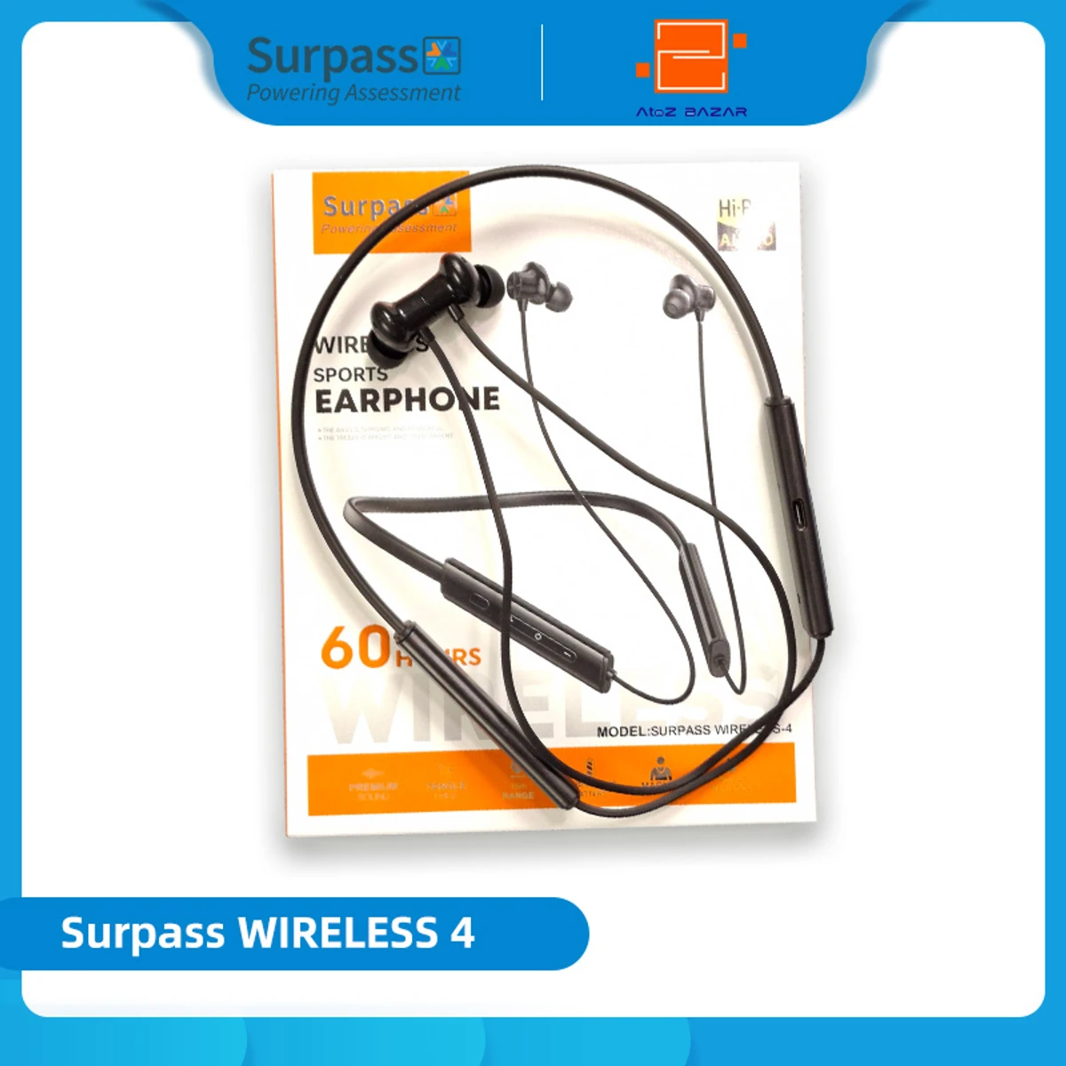 Surpass Wireless-4 Sports Earphone