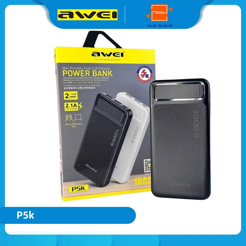 Awei P5k 10000mAh PD Fast Charge Power Bank - Image 11