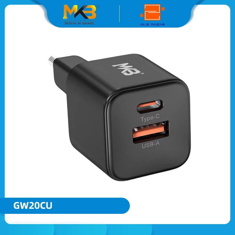 MKB GW20CU 20W GaN Quick Charger Adapter - Image 3