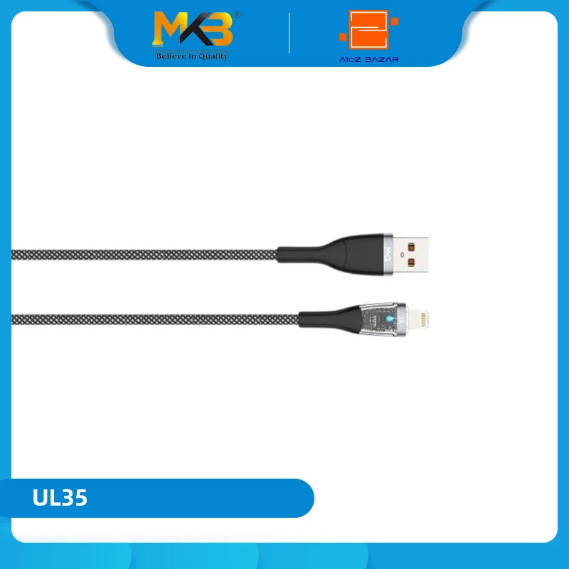 MKB UL35 Braided 3A Lightning Cable - Image 4