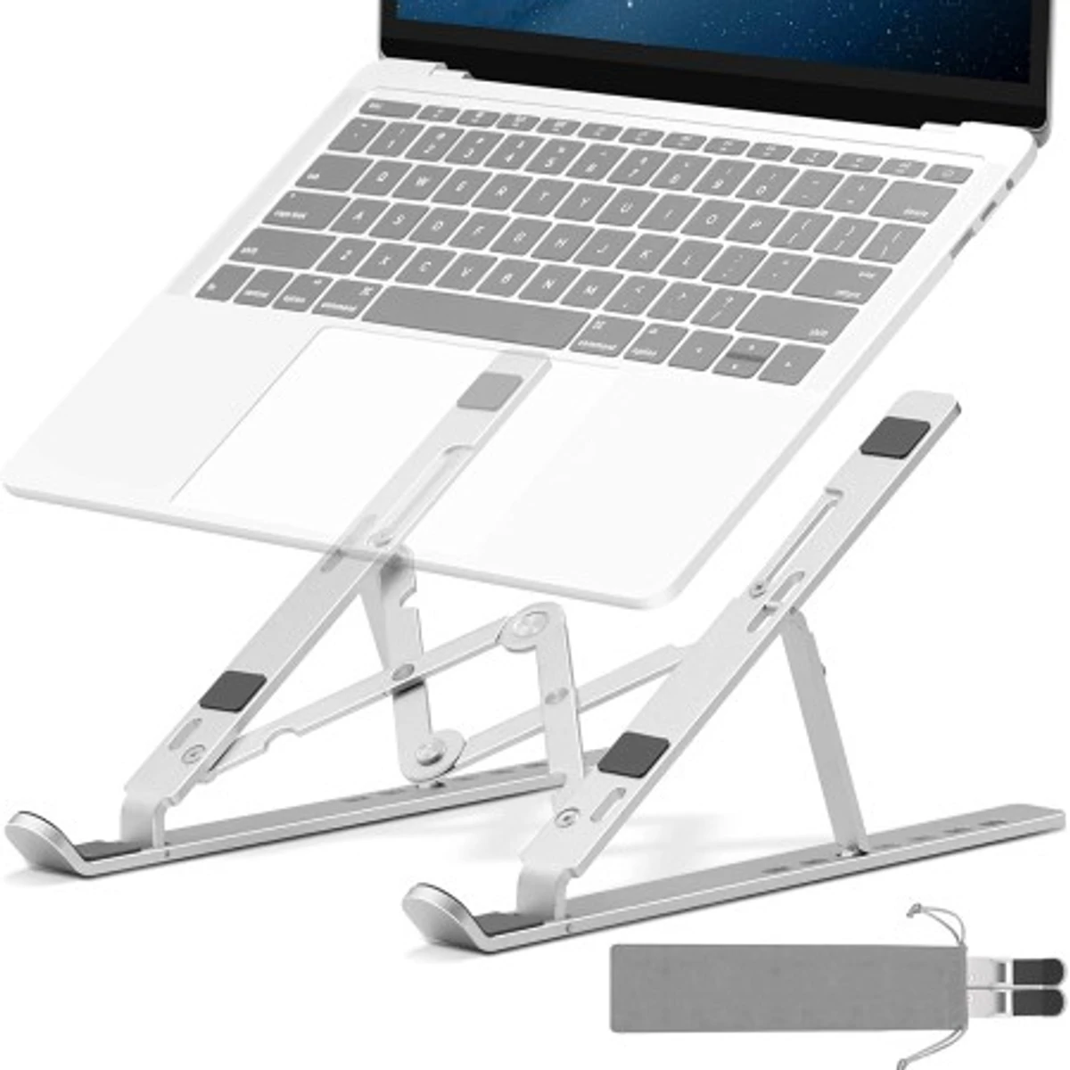 Aluminum Alloy Adjustable Portable Folding Notebook Stand Foldable Laptop Stand