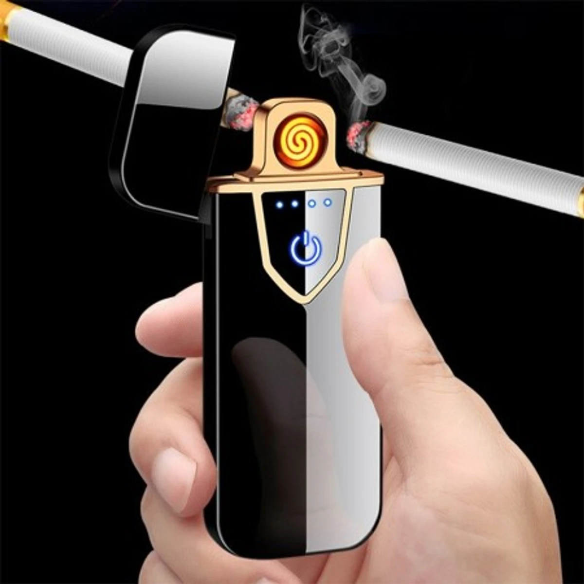 Touchscreen Induction Cigarette lighter_Metal