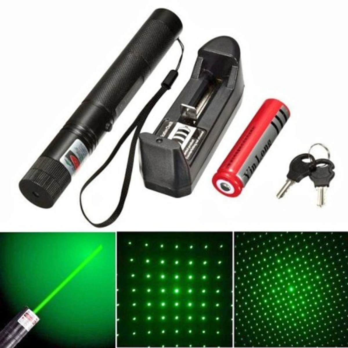 Rechargeable Powerful Green Laser Pointer / Target Light