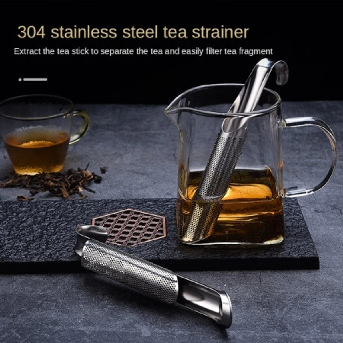 Tea Strainer Amazing Stainless Steel Tea Infuser Pipe Design Touch Feel Good Holder Tool Tea Spoon Infuser Filter