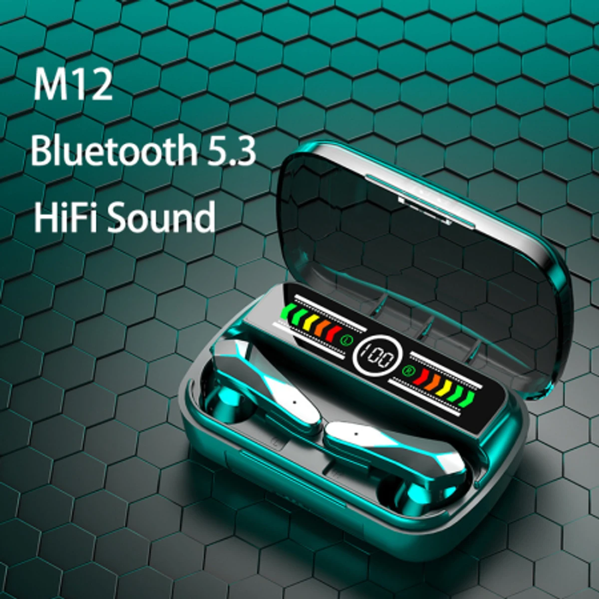 M12 Waterproof Headphones TWS Headset For Android Ios